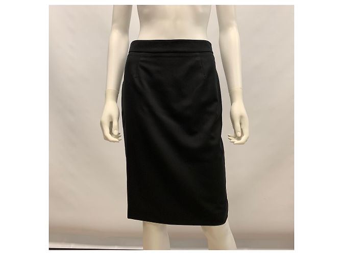 Stella Mc Cartney Falda de lana negra Stella McCartney Negro - vista 6
