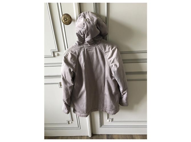 Parka Sonia Rykiel de algodón taupe Gris pardo - vista 2