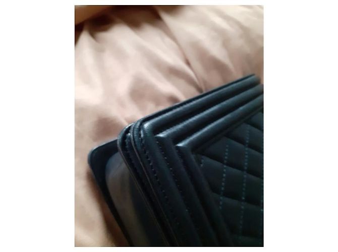 Borsa Chanel Boy in pelle di agnello nera Nero - vista 4