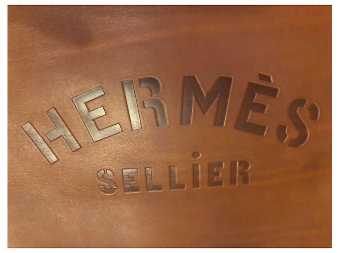 Hermès Borsa Hermes Aline Modello grande in pelle barenia Marrone - vista 2