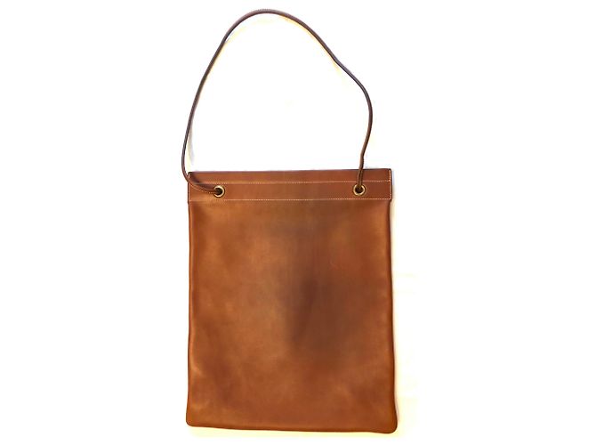 Hermès Borsa Hermes Aline Modello grande in pelle barenia Marrone - vista 3