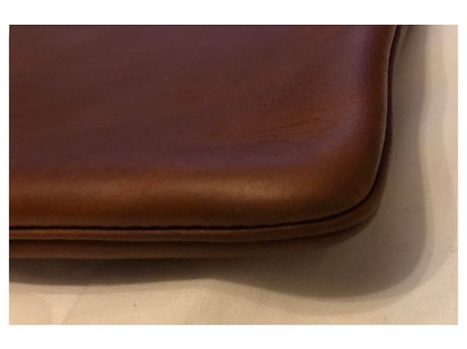 Hermès Borsa Hermes Aline Modello grande in pelle barenia Marrone - vista 7