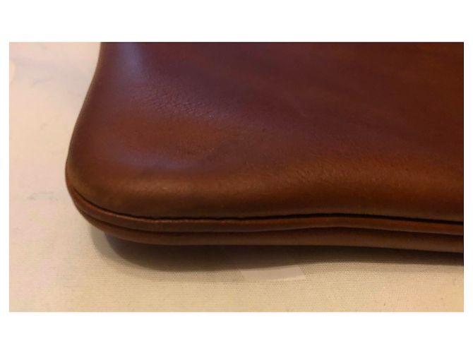 Hermès Borsa Hermes Aline Modello grande in pelle barenia Marrone - vista 8
