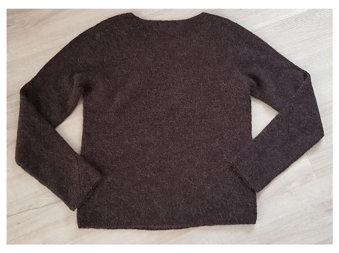 Berenice Monny10 Pullover dunkelgrau Acryl und Alpaka Anthrazitgrau - Ansicht 2