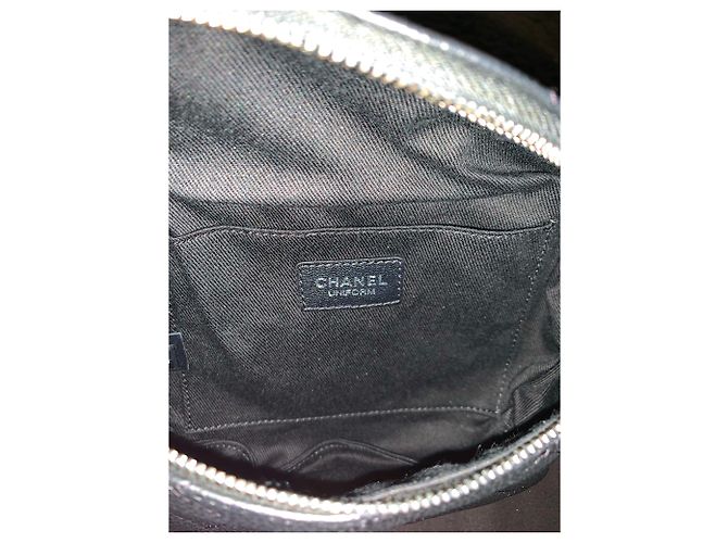 Chanel Bananentasche Schwarz Leder - Ansicht 3