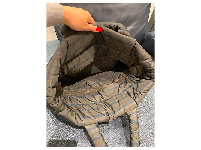 Chanel Cocoon gesteppte Tasche aus rotem Leder Dunkelgrün - Ansicht 3