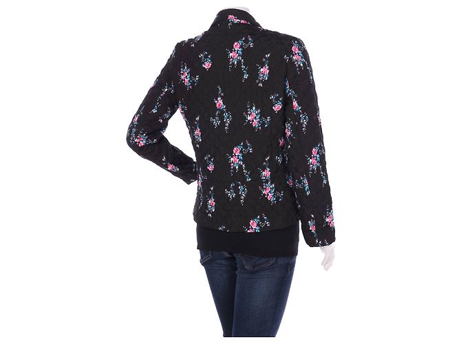 Blazer Claudie Pierlot Floreale Nero - vista 2