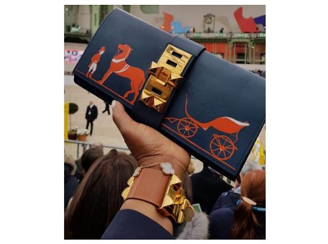 Hermès FRIZIONE MEDIA 29 Blu - vista 4