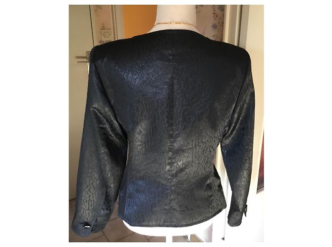 Yves Saint Laurent BLACKER NEGRO CON RAMAJES - vista 4