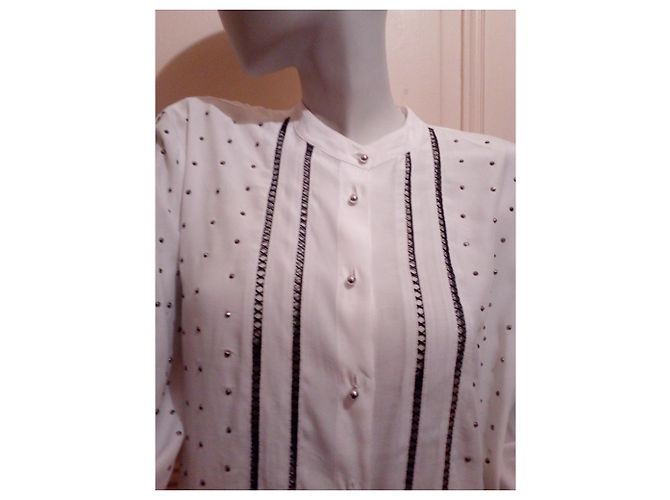 Camicetta bianca con strass Just Cavalli Bianco - vista 2