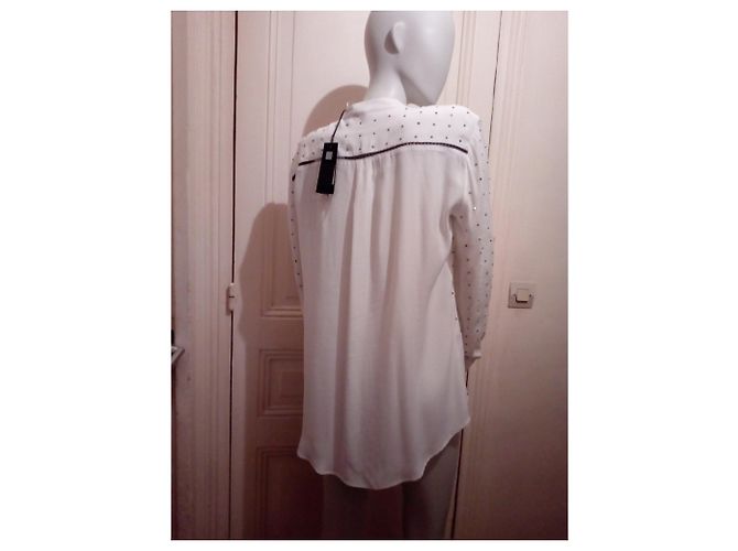 Camicetta bianca con strass Just Cavalli Bianco - vista 5