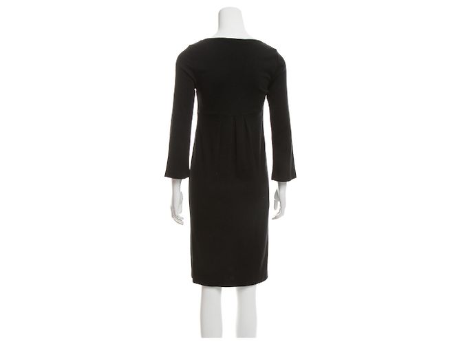 Diane Von Furstenberg Elena Wollkleid schwarz - Ansicht 3