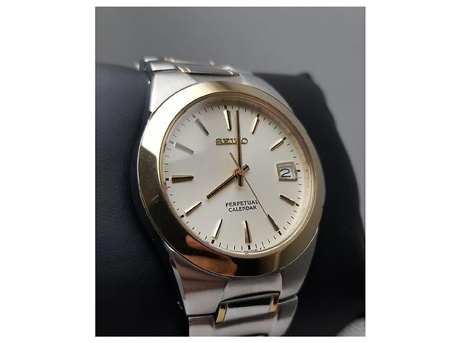 Autre Marque Seiko - Perpetual Calendar SGP Quarz Lünette Silber - Ansicht 2