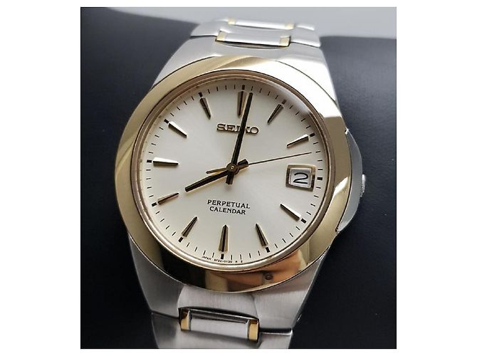 Autre Marque Seiko - Perpetual Calendar SGP Quarz Lünette Silber - Ansicht 4