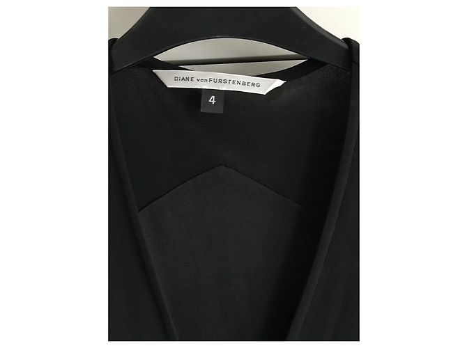 Diane Von Furstenberg Vestito nero e argento - vista 4