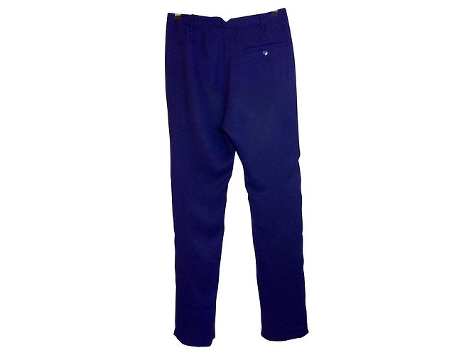 Acne Pantalones de lino violeta Púrpura - vista 2