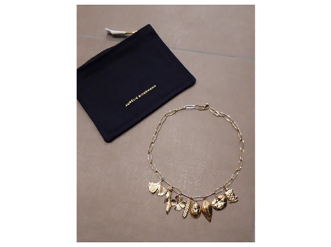 Collana placcata oro Aurelie Bidermann 18 carato D'oro - vista 2