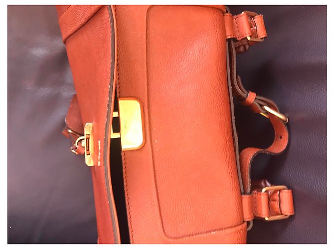 Borsa Chloé in pelle marrone - vista 10