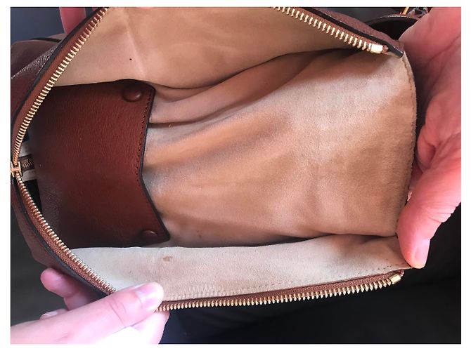 Borsa Chloé in pelle marrone - vista 6