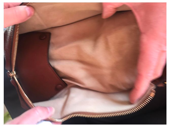 Borsa Chloé in pelle marrone - vista 8