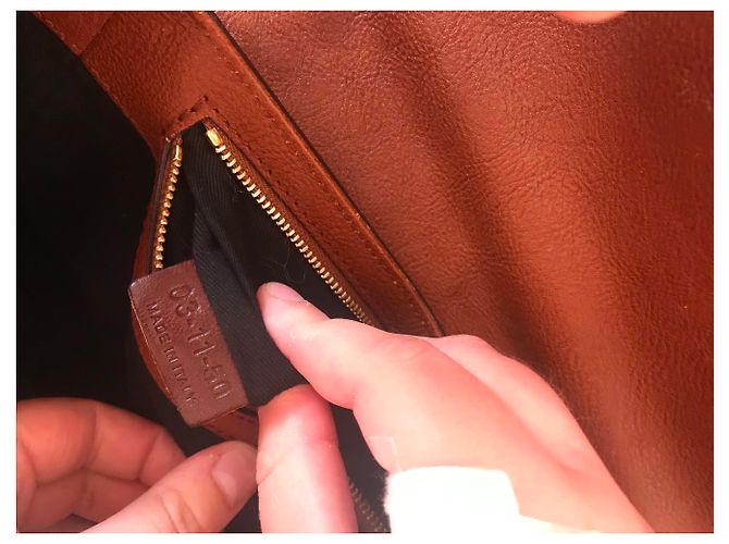 Borsa Chloé in pelle marrone - vista 9