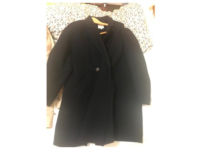 Abrigo Pablo De Gerard Darel de lana azul marino - vista 3