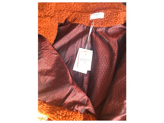 Autre Marque Abrigo de piel marrón Garance Paris Castaño - vista 8