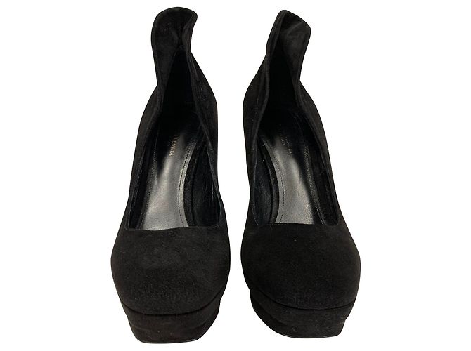 Bottega Veneta Décolleté in pelle scamosciata nera Nero - vista 2