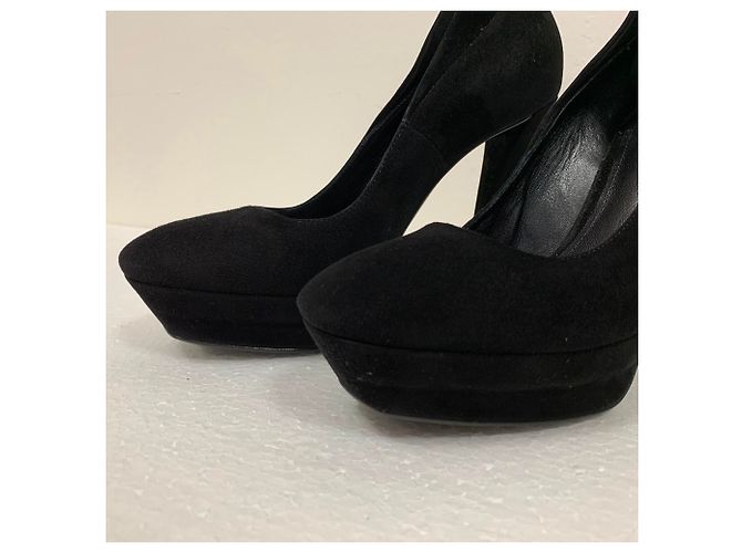 Bottega Veneta Décolleté in pelle scamosciata nera Nero - vista 6