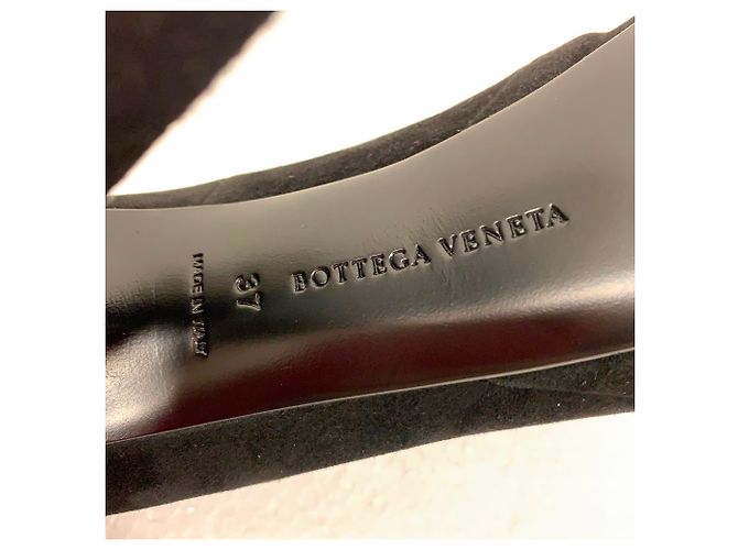 Bottega Veneta Décolleté in pelle scamosciata nera Nero - vista 9