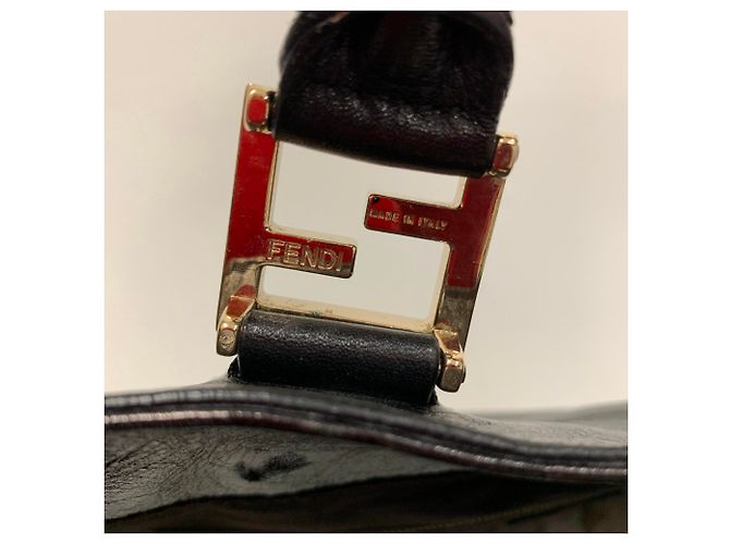 Fendi Borsa tote nera Twins - vista 10