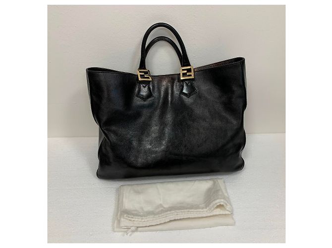 Fendi Borsa tote nera Twins - vista 11