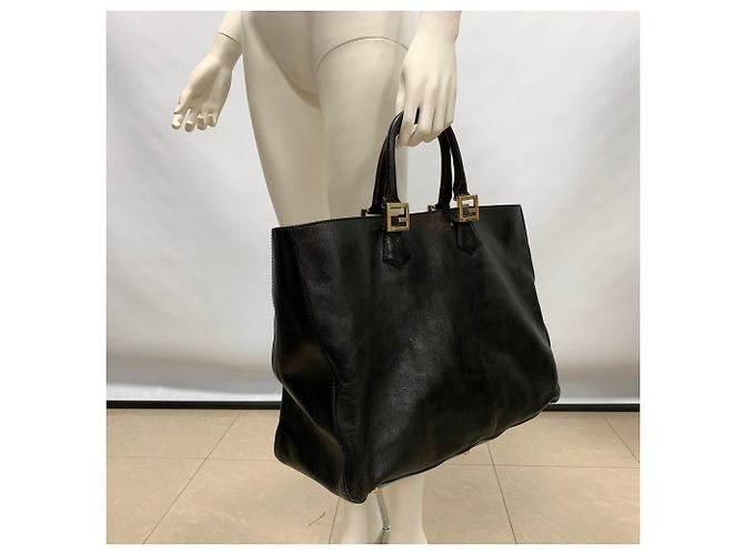 Fendi Borsa tote nera Twins - vista 12