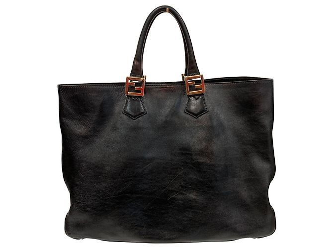Fendi Borsa tote nera Twins - vista 2