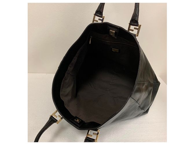 Fendi Borsa tote nera Twins - vista 6