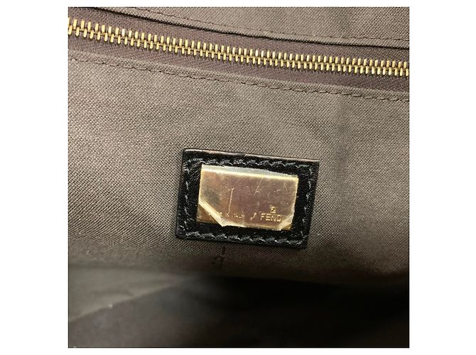 Fendi Borsa tote nera Twins - vista 8