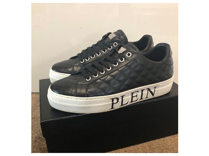 Philipp Plein Sneaker aus Leder schwarz Größe 39 - Ansicht 5