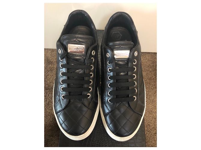 Philipp Plein Sneaker aus Leder schwarz Größe 39 - Ansicht 6