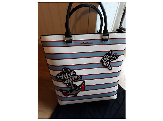 Borsa shopper Karl Lagerfeld Kaptain Karl Multicolore - vista 3