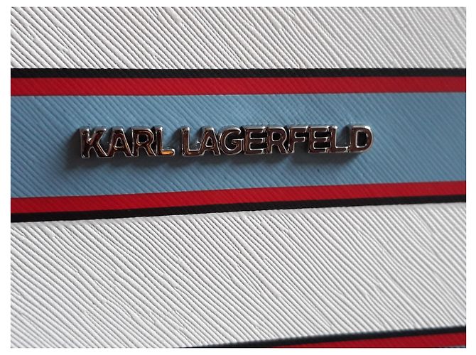 Borsa shopper Karl Lagerfeld Kaptain Karl Multicolore - vista 6