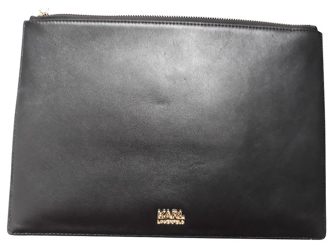 Clutch Karl Lagerfeld Choupette Lover Nera Nero - vista 2
