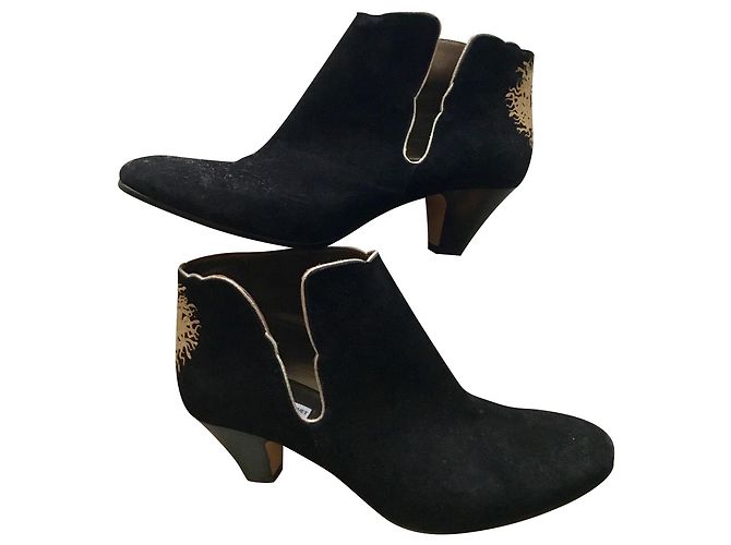 Botas Split Patricia Blanchet Preto - vista 2