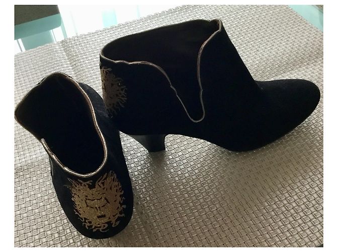 Botas Split Patricia Blanchet Preto - vista 4