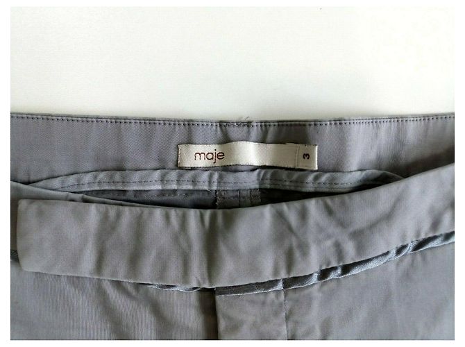 Pantaloncini Maje Jason Grigio Cotone - vista 2