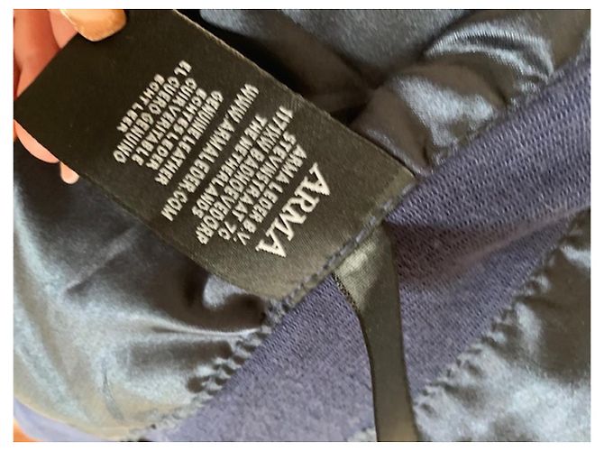 Autre Marque Arma Chaqueta de Cuero Azul - vista 5