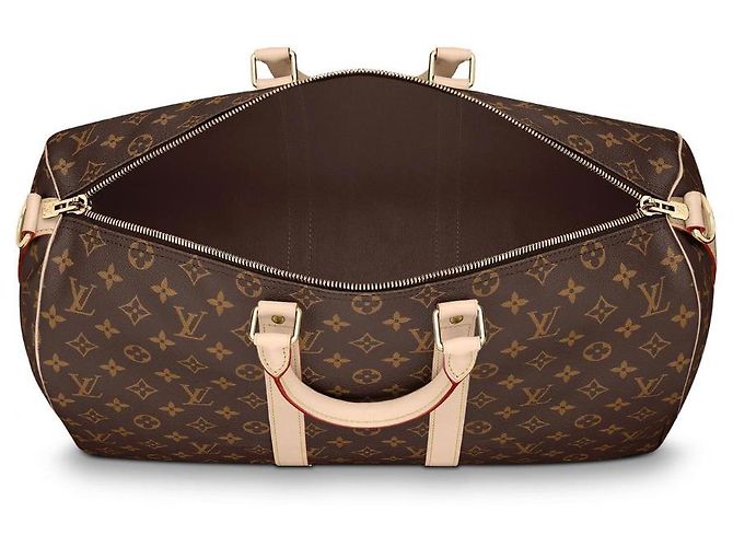 Louis Vuitton Keepall bandouliere nuovo Marrone - vista 2