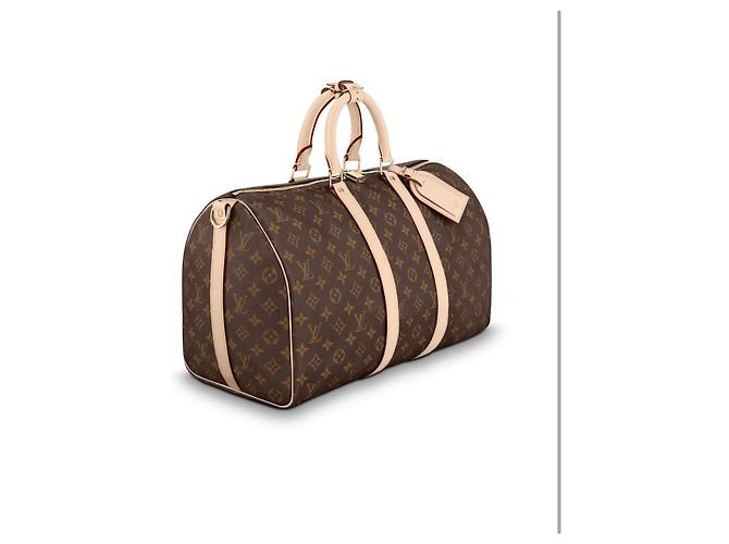 Louis Vuitton Keepall bandouliere nuovo Marrone - vista 3