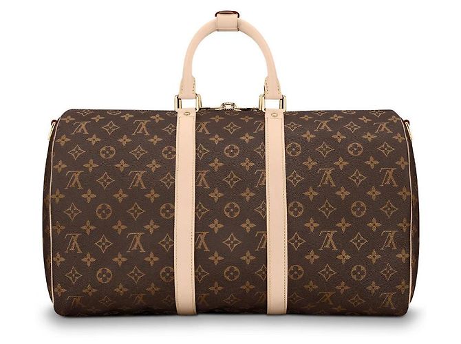 Louis Vuitton Keepall bandouliere nuovo Marrone - vista 4