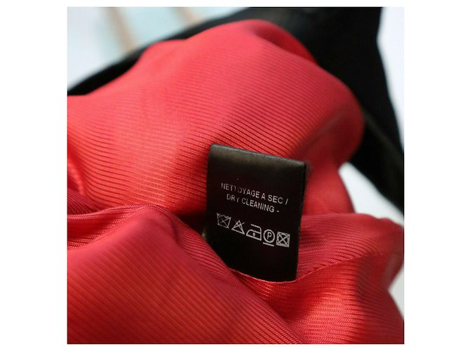 Barbara Bui Satinjacke mit Glockenärmeln Schwarz - Ansicht 5