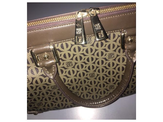 Autre Marque Borsa Louis Quatorze in pelle marrone scuro - vista 4
